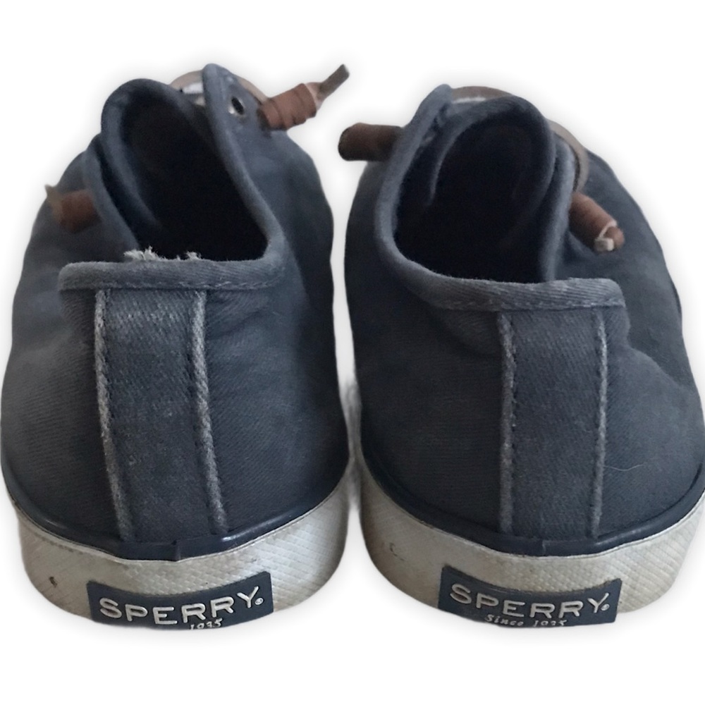 Sperry Pier Wave Slip On Canvas Memory Foam Shoe - Picture 7 of 8